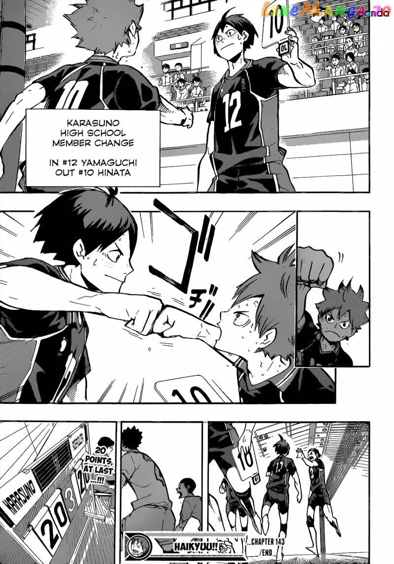 Haikyuu!!, Chapter 143 image 19